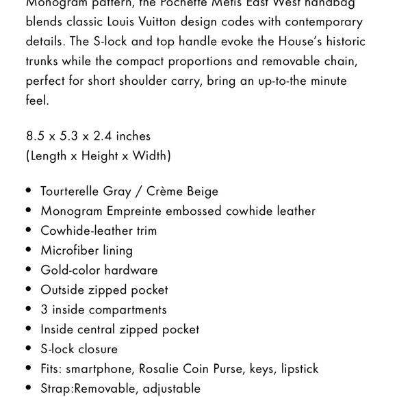 Louis Vuitton Métis East West - Picture 3 of 10